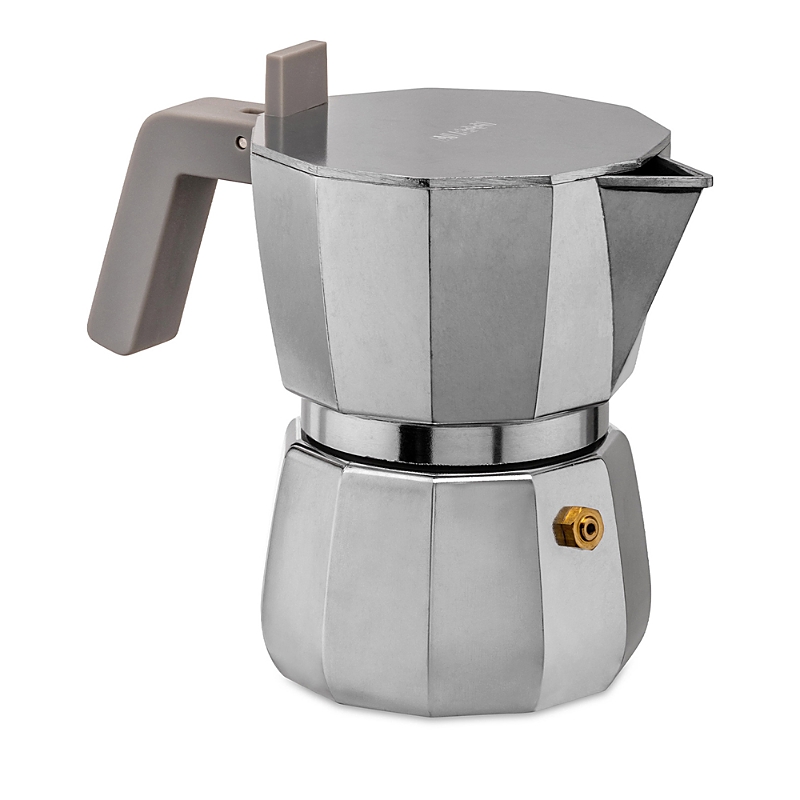 Alessi Moka Espresso Coffee Maker 13.5cm In Grey