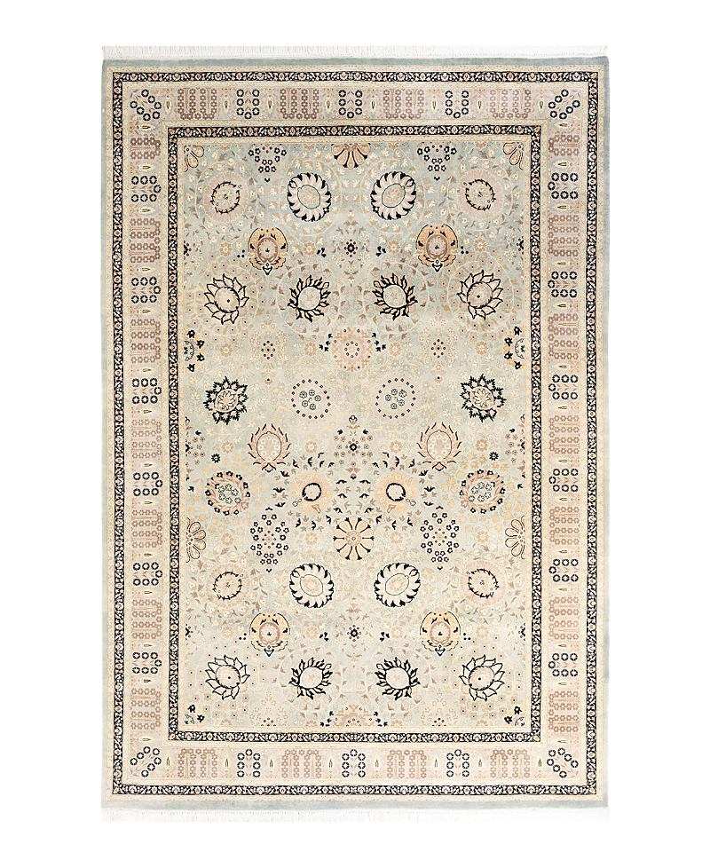 Bloomingdale's Mogul M1479 Area Rug, 6'3 X 9'1 In Light/blue