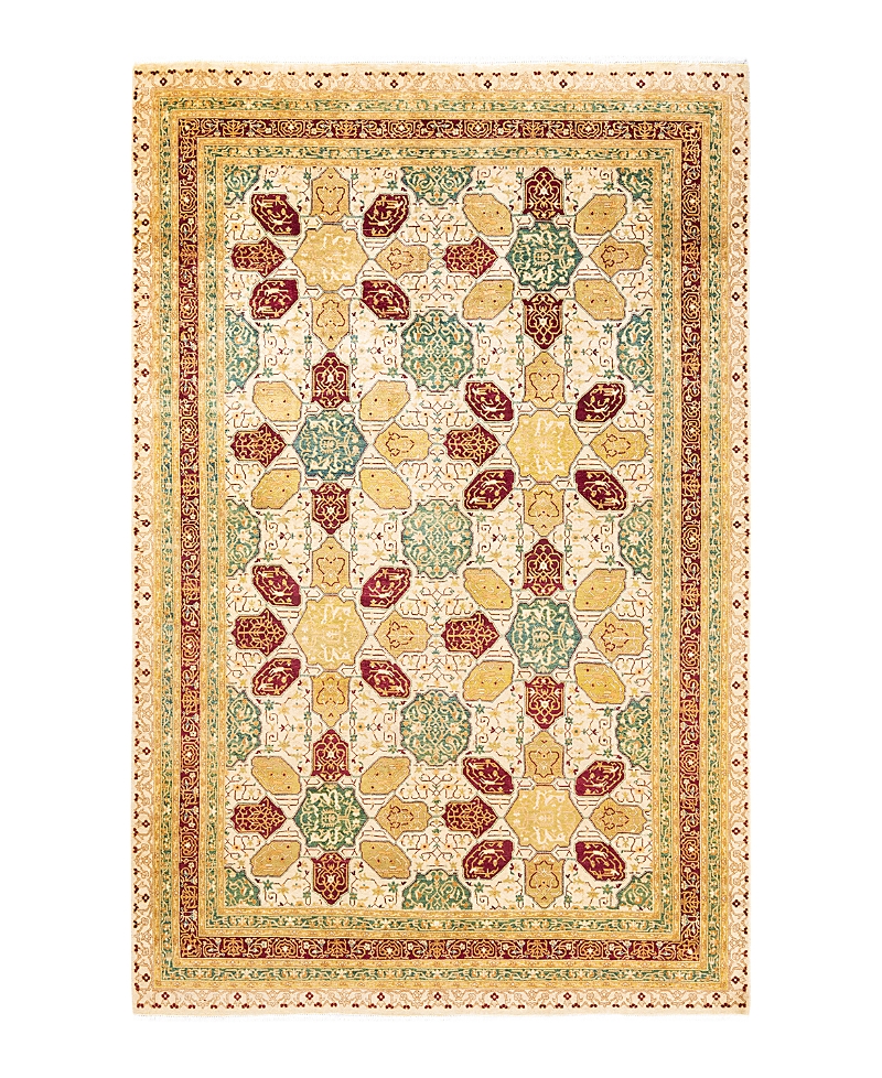 Bloomingdale's Mogul M1426 Area Rug, 6'1 X 9'4 In Ivory
