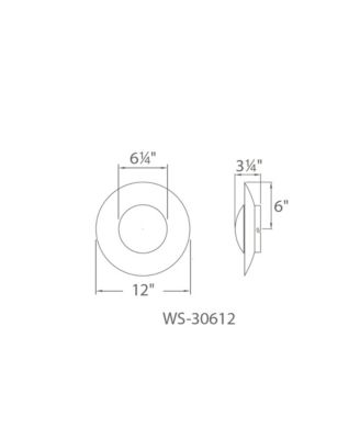  Blaze 12in 3000K LED Wall Sconce