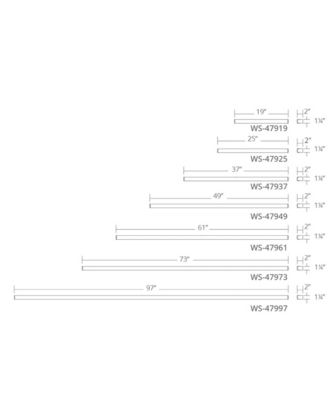  Lightstick 37in 3000K LED Bath Vanity & Wall Light