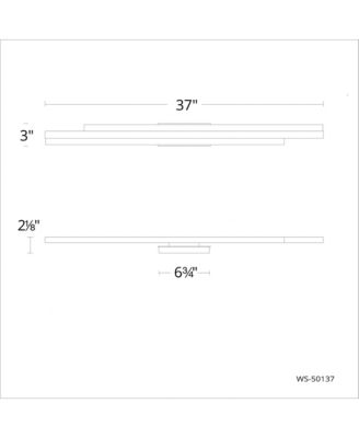  Tandem 37in 3000K LED Bath Vanity & Wall Light