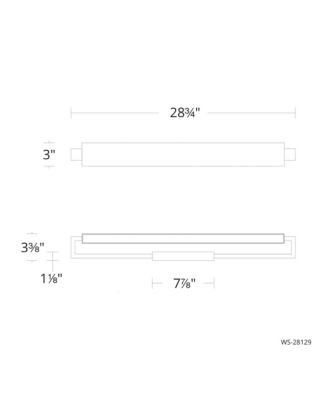 Kinsman 29in Selectable 2700-3000-3500K LED Bath Vanity & Wall Light