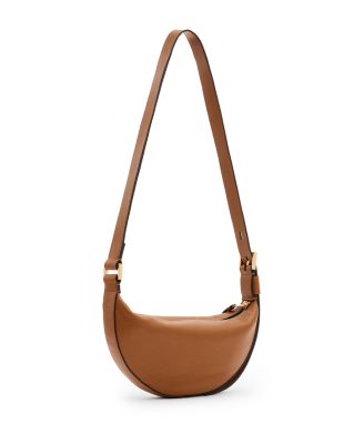 Half Moon Leather Crossbody