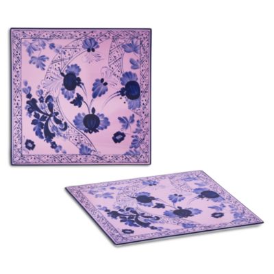 Oggetti Azalea Square Charger Plates, Set of 2