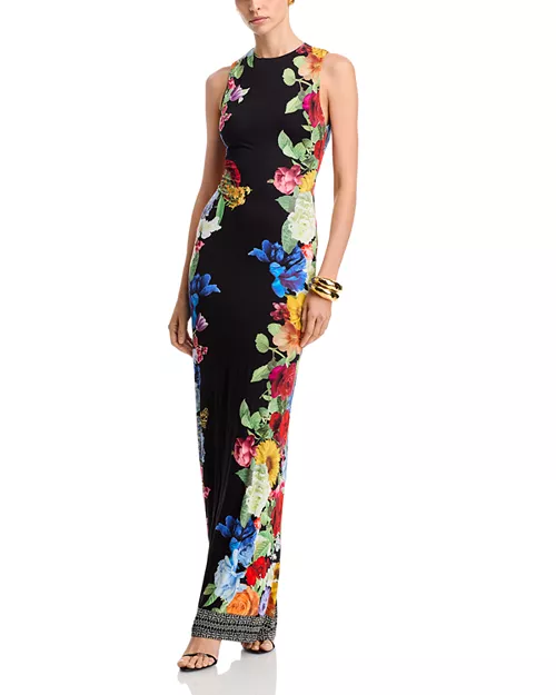 delora open back maxi dress