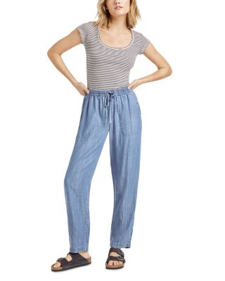 Angie Indigo Straight Leg Pants