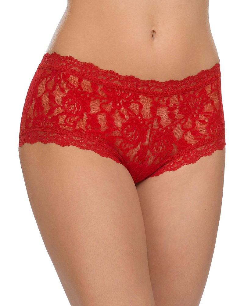 Shop Hanky Panky Signature Lace Boyshort In Red