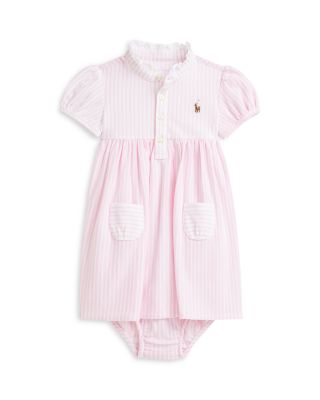 Ralph Lauren - Girls' Knit Oxford Fun Shirt Dress & Bloomer - Baby