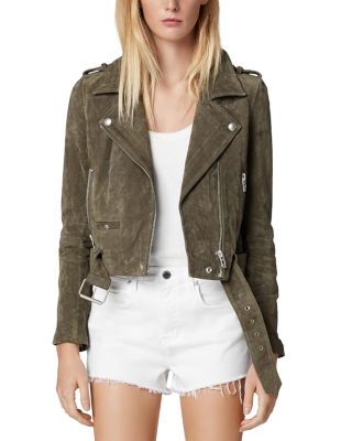 Suede Moto Jacket