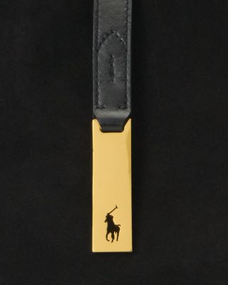 Polo Ralph Lauren Polo ID Suede and Leather Small Shoulder Polo Ralph Lauren Polo ID Suede and Leather Small Shoulder