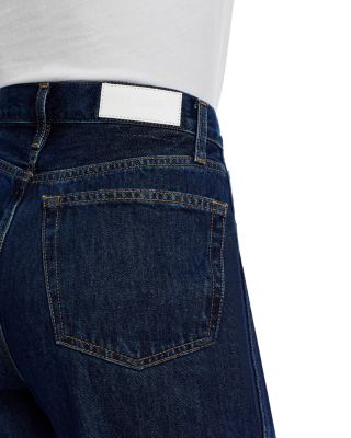 90s High Rise Loose Straight Jeans in Heritage Rinse 