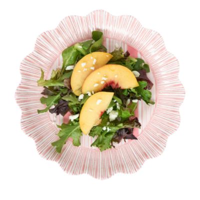 Cabana Stripe Melamine Dessert/Salad Plate, Set of 4