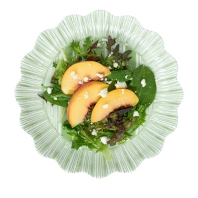 Cabana Stripe Melamine Dessert/Salad Plate, Set of 4