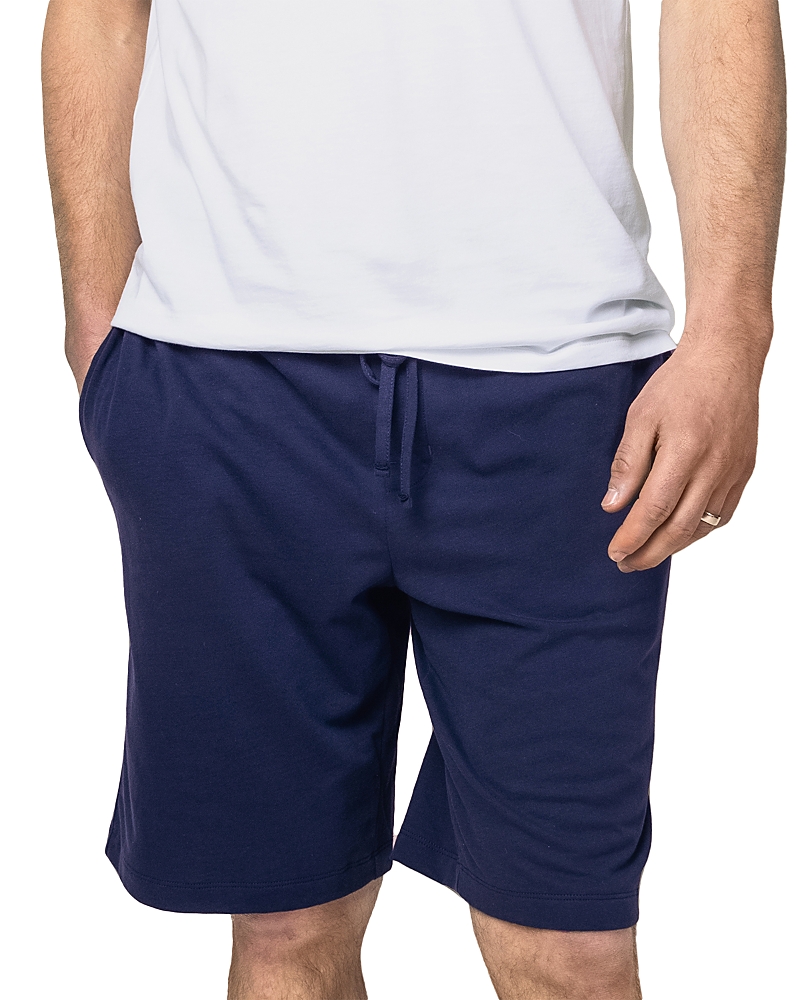 Petite Plume Pima 8 Lounge Shorts In Navy