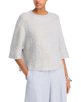 Fabiana Filippi - Metallic Three Quarter Sleeve Sweater