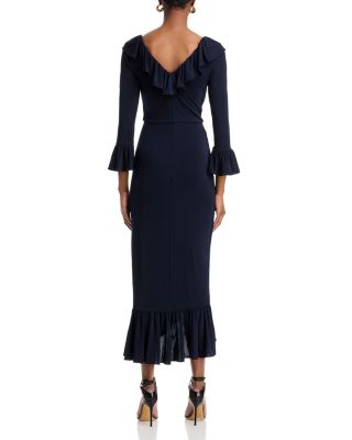 Stacy Ruffled Midi Dress