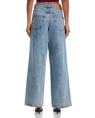 Marseille High Rise Wide Leg Jeans in Light Wash