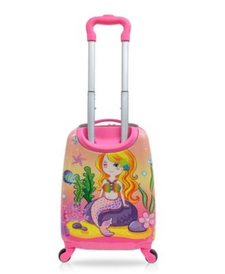 Italy Goldy Mermaid 18" Luggage Kids Suitcase