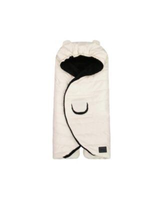 Unisex Snuggly Wrap Silver White For Car Seat and Stroller - Baby