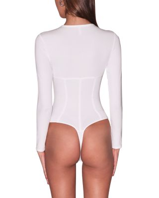 Long Sleeve Corset Bodysuit