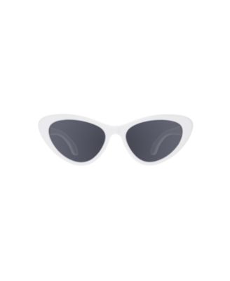 Wicked White Cat-Eye Sunglasses