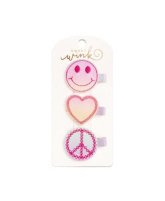 Sweet Wink - Girls' Tie Dye Clip Set - Little Kid, Big Kid