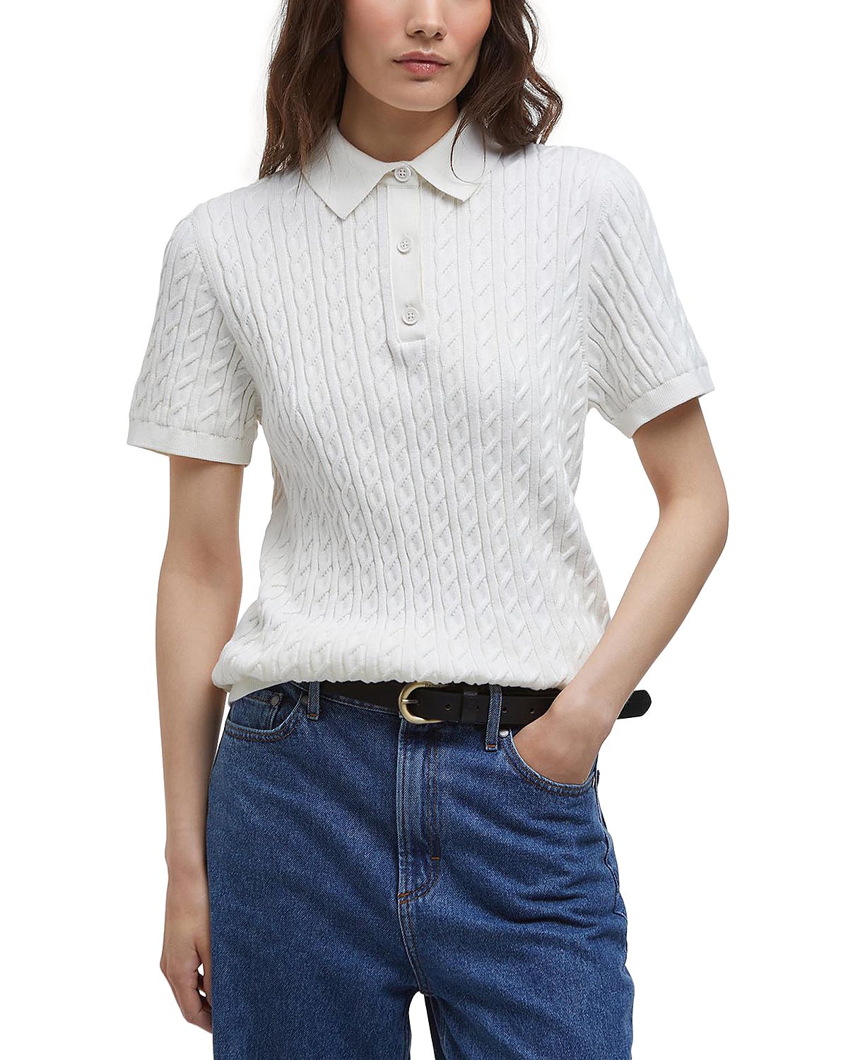 Barbour Hartland Knitted Polo Sweater