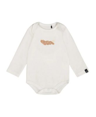 Deux par Deux Girls' Organic Cotton Bodysuit with Print - Baby