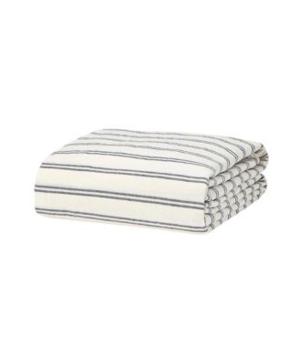 Piglet in Bed - Kemptown Stripe Linen Blend Duvet Cover, King