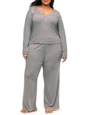 Adore Me Zahra Women's Plus-Size Pajama Lounge Set
