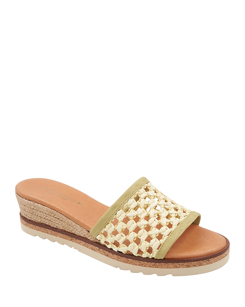 Andre Assous André Assous Nessie Platform Wedge Sandal In Pistachio
