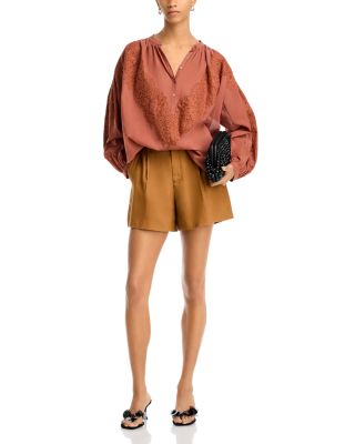 Elaine Lace Applique Top