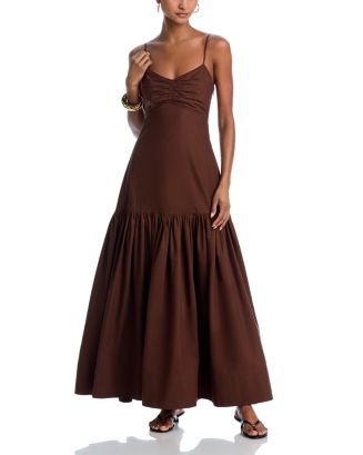ethical linen dress Natural Linen Dress | Made in USA main image 1