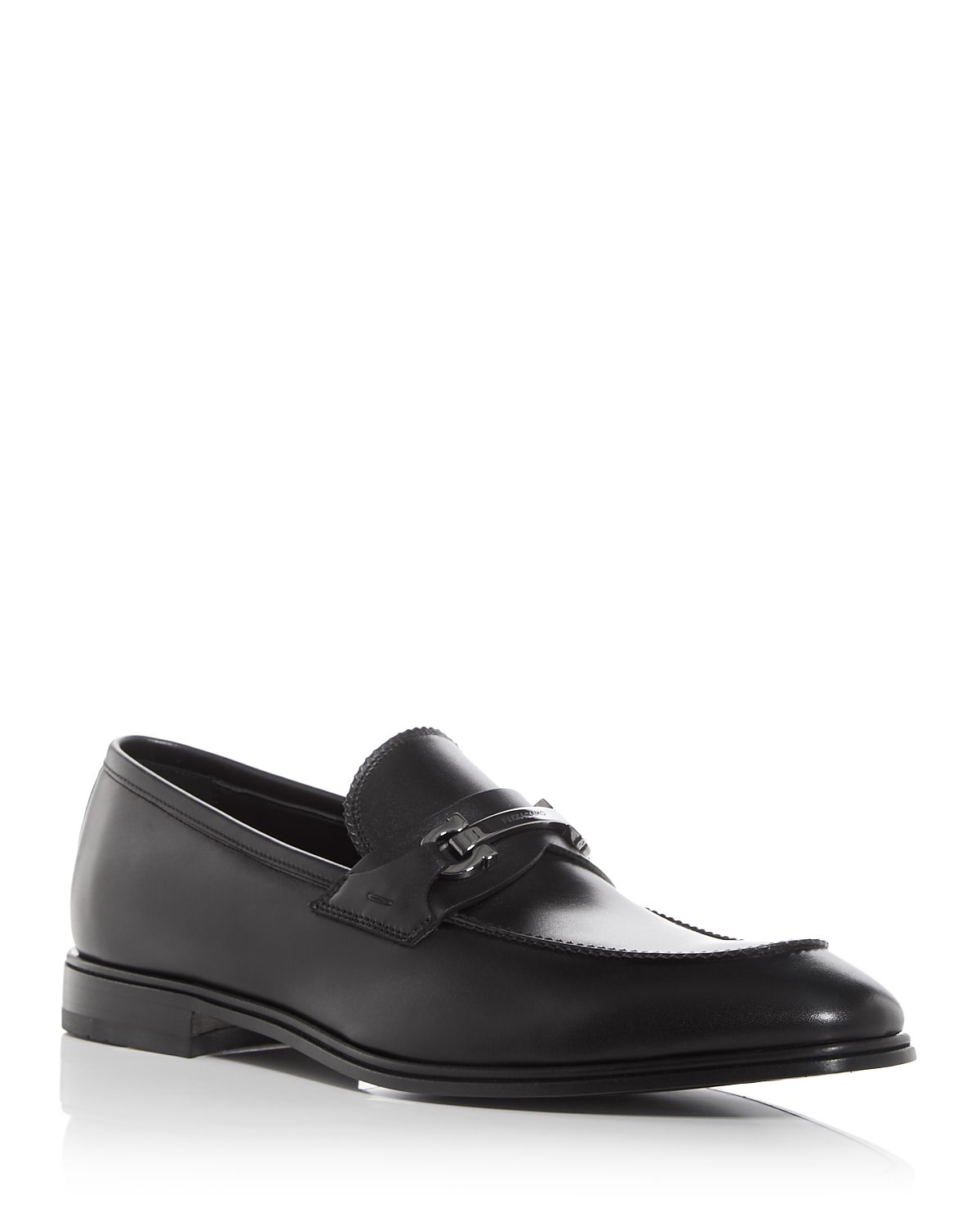 Ferragamo Men's Bentley Gancini Leather Loafers