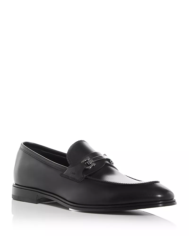 Ferragamo Men's Bentley Gancini Leather Loafers