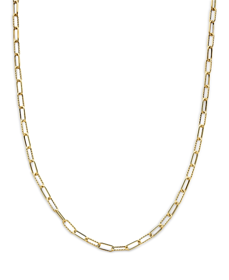 David Yurman Dy Madison Chain Necklace in 18K Yellow Gold, 18