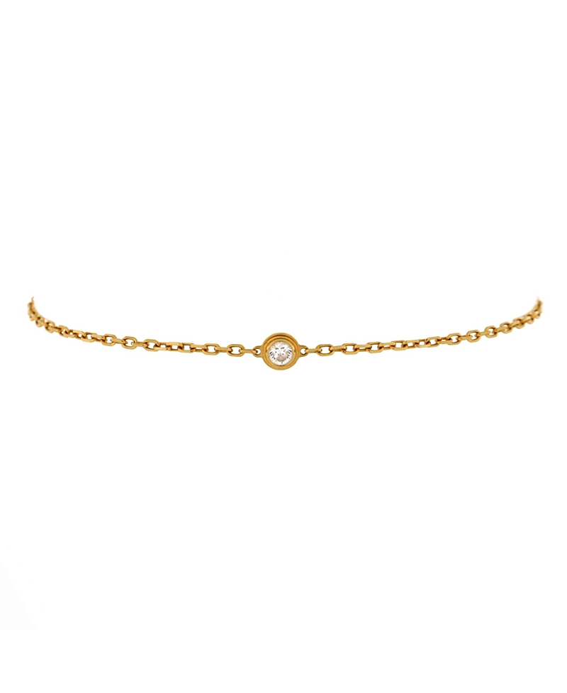 Pre-owned Pre-owned Cartier Cartier Xs D'amour Bracelet 18k Rose Gold And Diamond In K Gold
