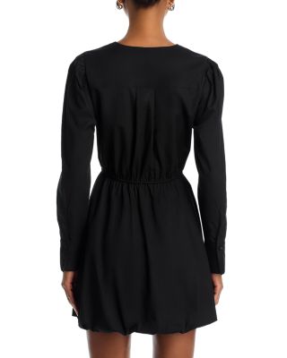 Puff Sleeve Button Front Bubble Dress - Exclusive