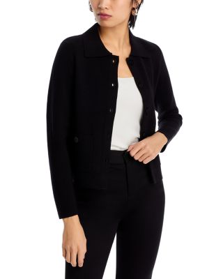 T Tahari - Convertible Collar Jacket