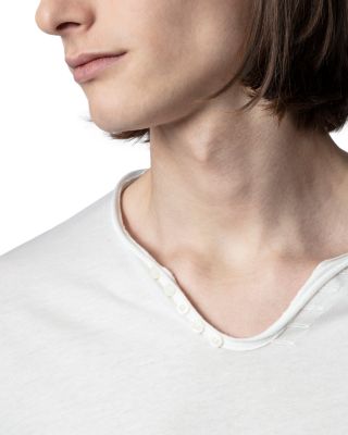 Monastir Cotton Long Sleeve Henley