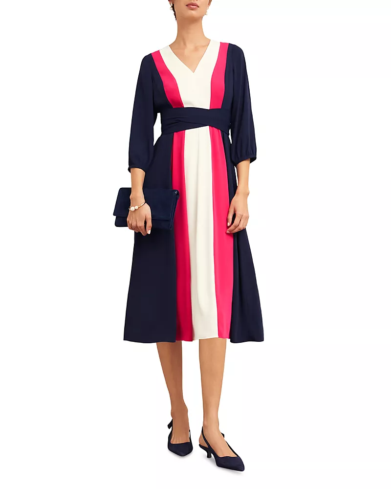 Hobbs London Cora Colorblocked Dress