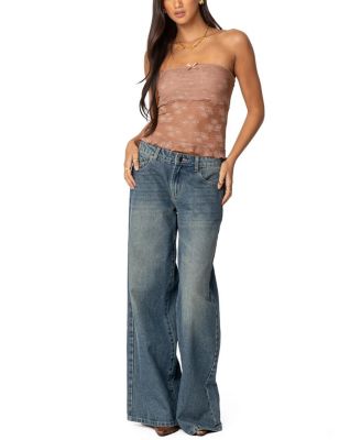 Women's Ballet Sheer Lace Tube Top