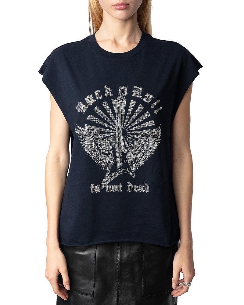 Zadig & Voltaire Cloe Guitar Wings Tee