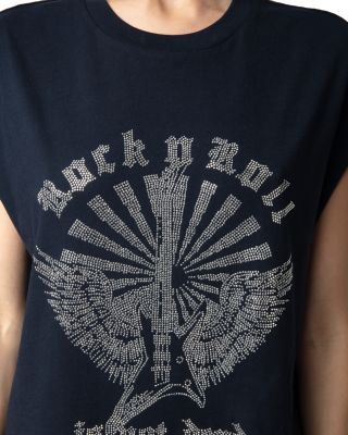 Zadig & Voltaire Cloe Guitar Wings Tee | Bloomingdale's