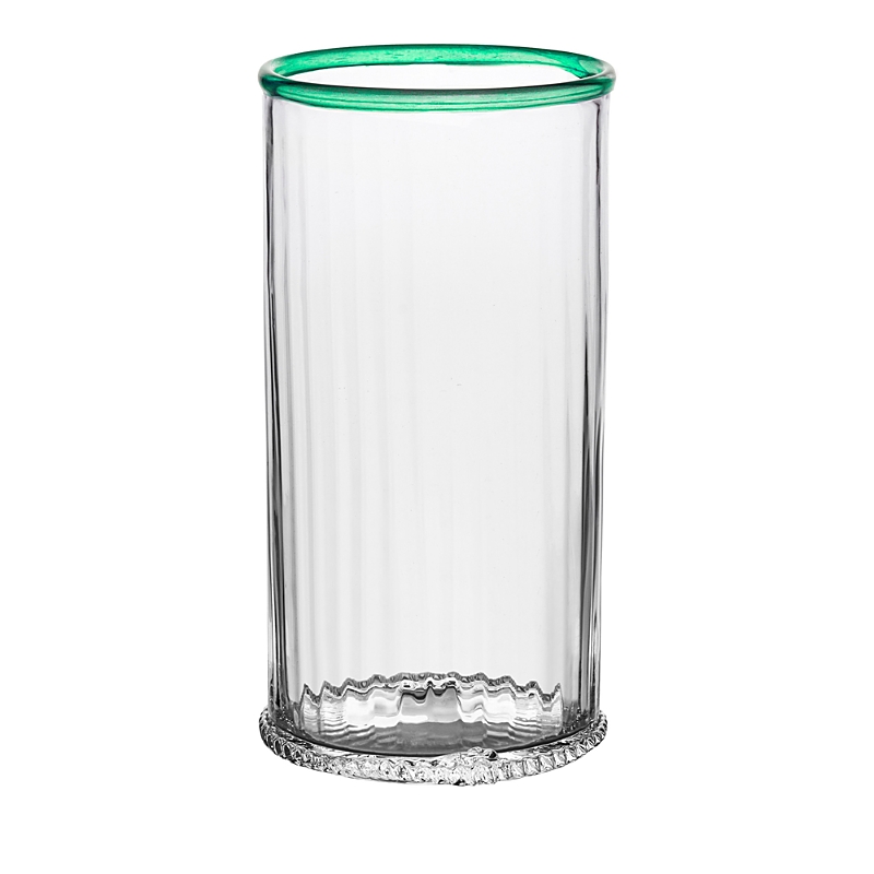 Juliska Nell Set Of 4 Highball Glasses In Green