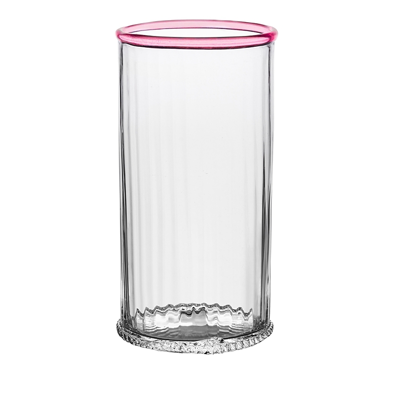 Juliska Nell Highball Glass, Watercress In Pink