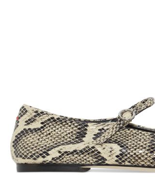 Women's Uma Snake Print Flats