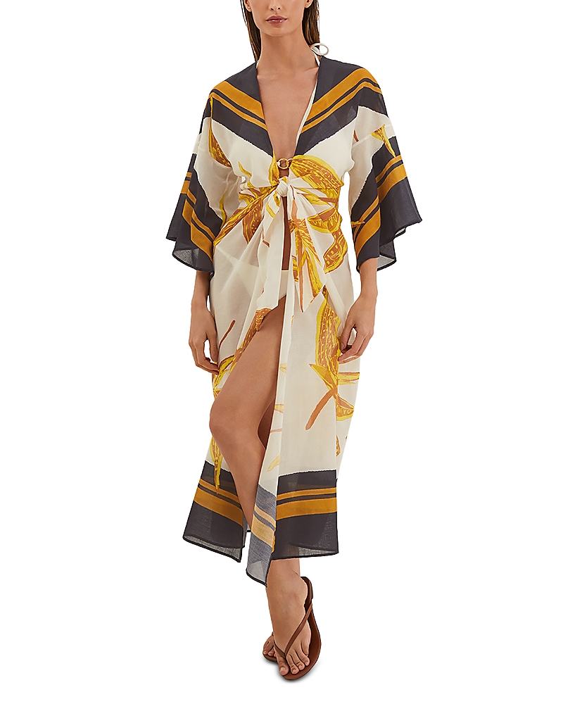 Vix Tuscan Perola Long Swim Cover-up In Multi