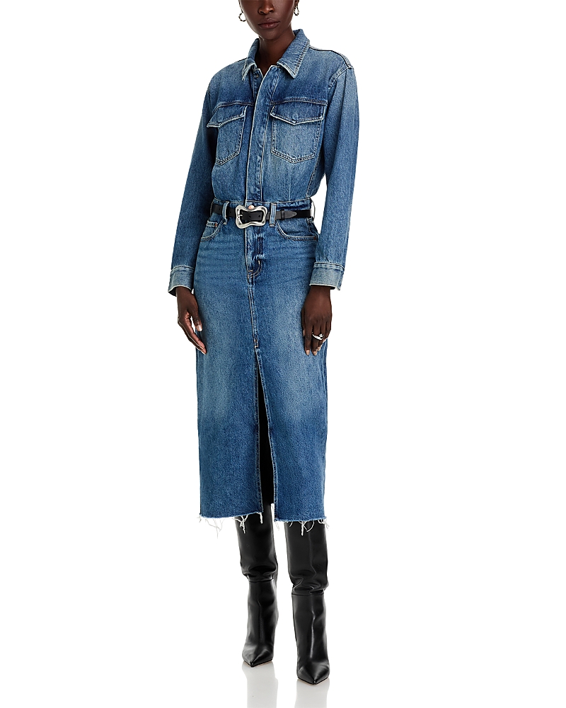 Pistola Amira Denim Midi Dress